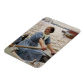 Albert Edelfelt - La Laitiere Magnet (Linke Seite)