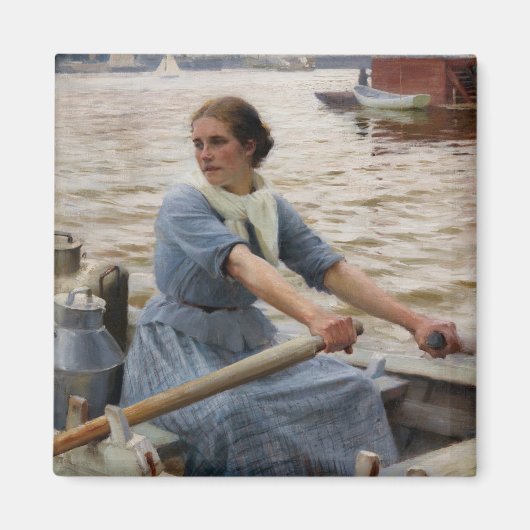 Albert Edelfelt - La Laitiere Magnet (Vorne)