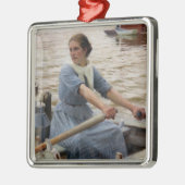 Albert Edelfelt - La Laitiere Ornament Aus Metall (Links)