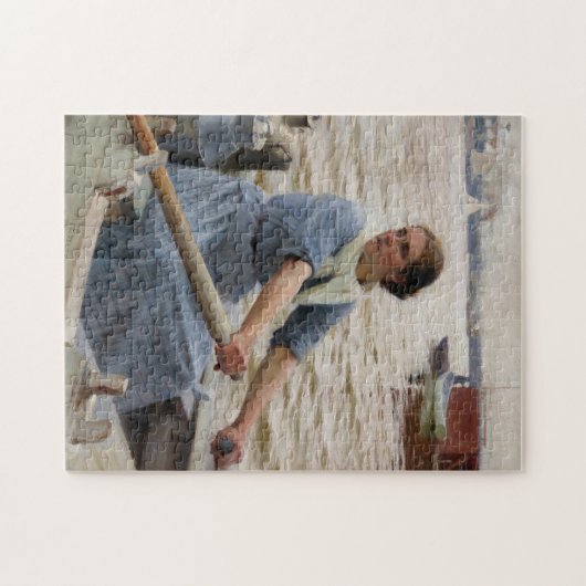 Albert Edelfelt - La Laitiere Puzzle (Horizontal)