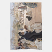 Albert Edelfelt - Luxembourg Gardens, Paris Geschirrtuch (Vertikal)