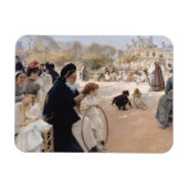 Albert Edelfelt - Luxembourg Gardens, Paris Magnet (Horizontal)