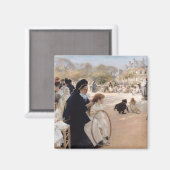Albert Edelfelt - Luxembourg Gardens, Paris Magnet (Vorderseite/Rückseite)