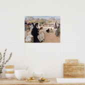 Albert Edelfelt - Luxembourg Gardens, Paris Poster (Küche)