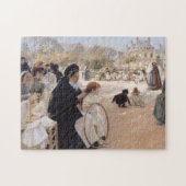 Albert Edelfelt - Luxembourg Gardens, Paris Puzzle (Horizontal)