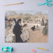 Albert Edelfelt - Luxembourg Gardens, Paris Seidenpapier (Basteln)