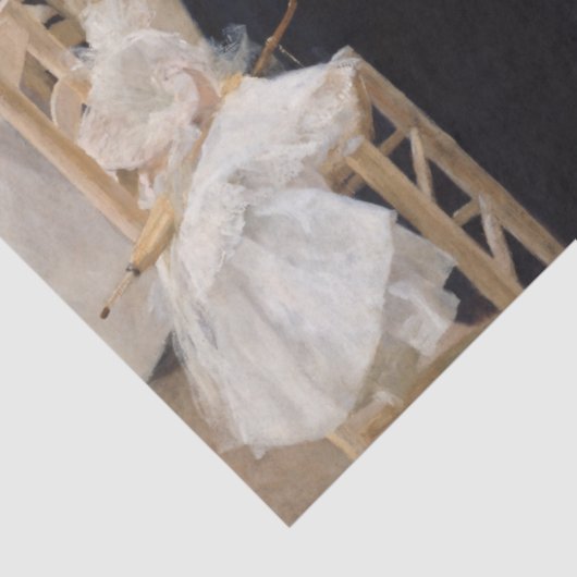 Albert Edelfelt - Luxembourg Gardens, Paris Seidenpapier (Detail)