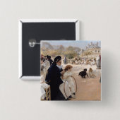 Albert Edelfelt - Luxemburggärten, Paris Button (Vorne & Hinten)