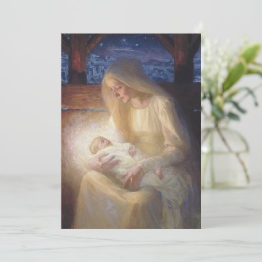 Albert Edelfelt - Madonna Einladung (Stehend Vorderseite)