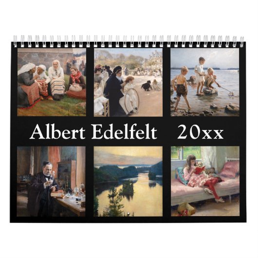 Albert Edelfelt Masterpiece Selection Kalender (Titelbild)