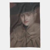 Albert Edelfelt - Portrait einer jungen Frau Geschirrtuch (Vertikal)