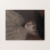 Albert Edelfelt - Portrait einer jungen Frau Puzzle (Horizontal)