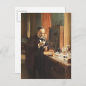 Albert Edelfelt, Portrait von Louis Pasteur CC0044 Postkarte (Vorne/Hinten)
