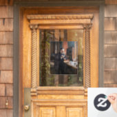 Albert Edelfelt - Portrait von Louis Pasteur Fensteraufkleber (Haustür)