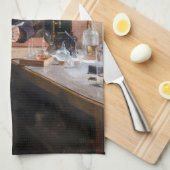 Albert Edelfelt - Portrait von Louis Pasteur Geschirrtuch (Viertel Falte)