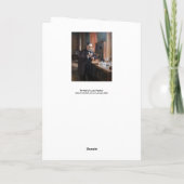 Albert Edelfelt - Portrait von Louis Pasteur Karte (Rückseite)