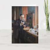 Albert Edelfelt - Portrait von Louis Pasteur Karte (Vorderseite)