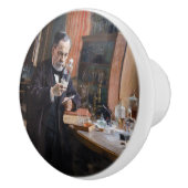 Albert Edelfelt - Portrait von Louis Pasteur Keramikknauf (Rechts)