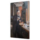 Albert Edelfelt - Portrait von Louis Pasteur Klemmbrett (Links)