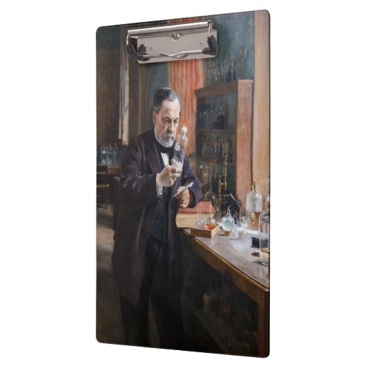 Albert Edelfelt - Portrait von Louis Pasteur Klemmbrett (Links)