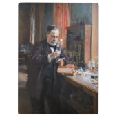 Albert Edelfelt - Portrait von Louis Pasteur Klemmbrett (Rückseite)