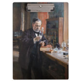Albert Edelfelt - Portrait von Louis Pasteur Klemmbrett (Vorderseite)