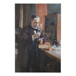 Albert Edelfelt - Portrait von Louis Pasteur Künstlicher Leinwanddruck