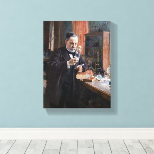 Albert Edelfelt - Portrait von Louis Pasteur Leinwanddruck (Insitu (Holzboden))