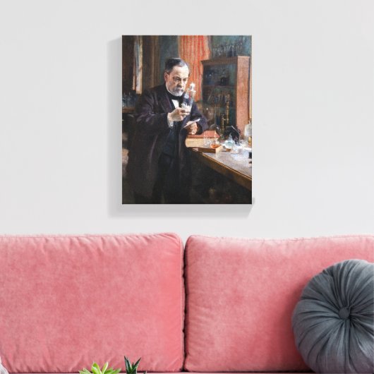Albert Edelfelt - Portrait von Louis Pasteur Leinwanddruck (Insitu (Wohnzimmer))