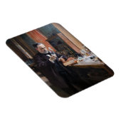 Albert Edelfelt - Portrait von Louis Pasteur Magnet (Rechte Seite)