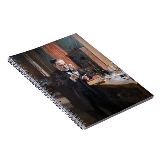 Albert Edelfelt - Portrait von Louis Pasteur Notizblock (Rechte Seite)