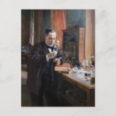 Albert Edelfelt - Portrait von Louis Pasteur Postkarte (Vorderseite)