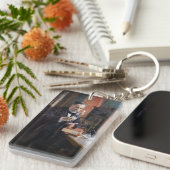 Albert Edelfelt - Portrait von Louis Pasteur Schlüsselanhänger (Vorderseite rechts)