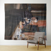 Albert Edelfelt - Portrait von Louis Pasteur Wandteppich (Beispiel (Horizontal))