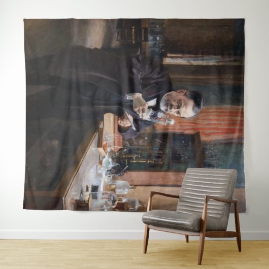 Albert Edelfelt - Portrait von Louis Pasteur Wandteppich (Beispiel (Horizontal))