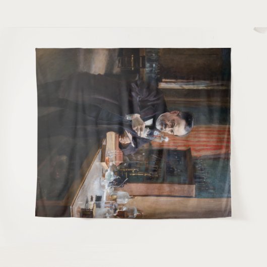 Albert Edelfelt - Portrait von Louis Pasteur Wandteppich (Vorderseite (Horizontal))