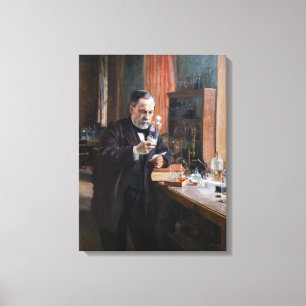 Albert Edelfelt - Porträt von Louis Pasteur Leinwanddruck