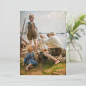 Albert Edelfelt - Schiffbauer Einladung (Stehend Vorderseite)