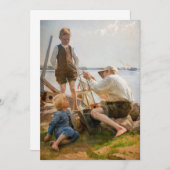 Albert Edelfelt - Schiffbauer Einladung (Vorne/Hinten)