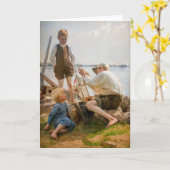 Albert Edelfelt - Schiffbauer Karte (Gelbe Blume)