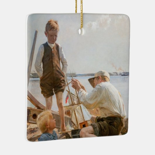 Albert Edelfelt - Schiffbauer Keramikornament (Rechts)