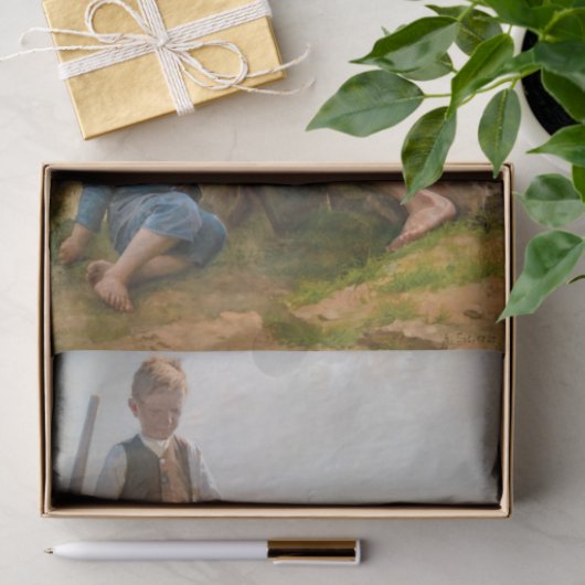 Albert Edelfelt - Schiffbauer Seidenpapier (Geschenk)