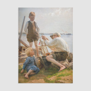 Albert Edelfelt - Schiffbauer Seidenpapier