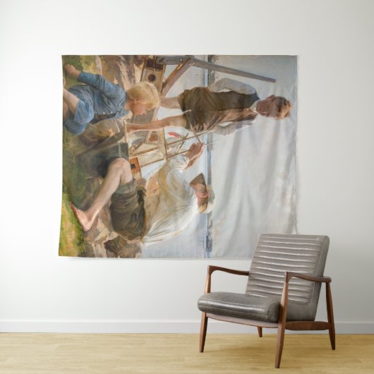 Albert Edelfelt - Schiffbauer Wandteppich (Beispiel (Horizontal))