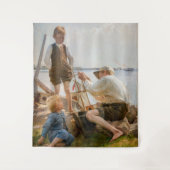 Albert Edelfelt - Schiffbauer Wandteppich (Vorderseite)