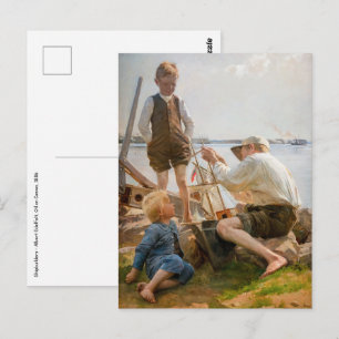 Albert Edelfelt - Schiffsbauer Postkarte