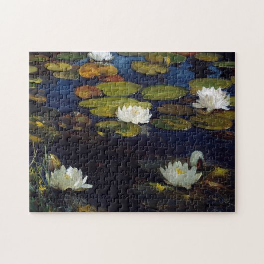 Albert Edelfelt - Seerosen, Studie Puzzle (Horizontal)