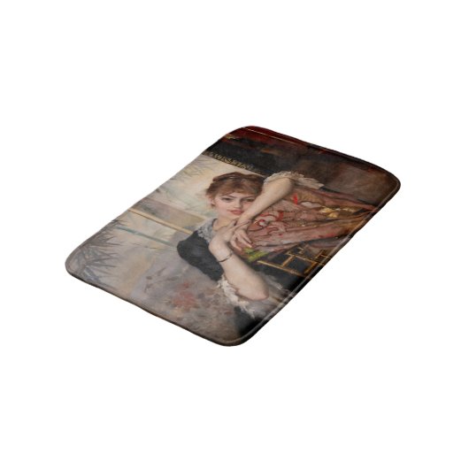 Albert Edelfelt - The Parisienne / Virginie Badematte (Schrägansicht)