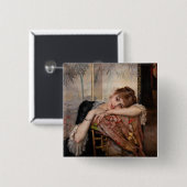 Albert Edelfelt - The Parisienne / Virginie Button (Vorne & Hinten)