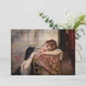 Albert Edelfelt - The Parisienne / Virginie Einladung (Stehend Vorderseite)